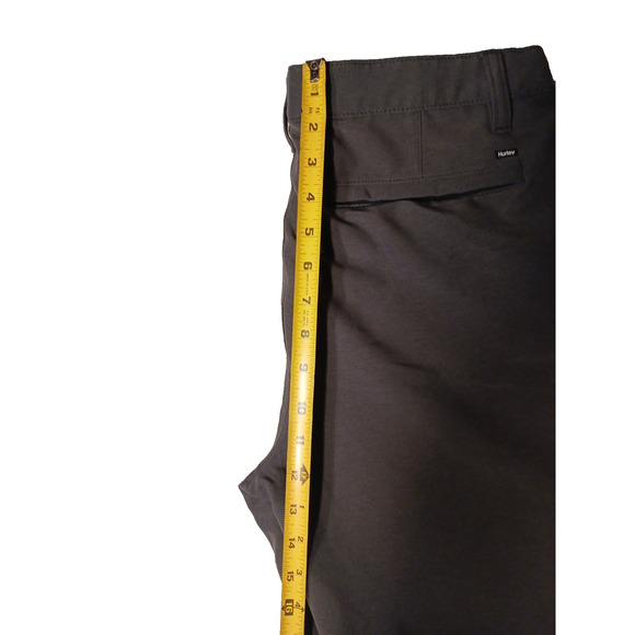 Hurley Water Repellent Hybrid Golf Shorts Sz 32 Gray Sporty Stretch Walk Preppy - Picture 13 of 16